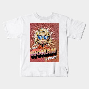 Woman Icon: Power and Beauty Kids T-Shirt